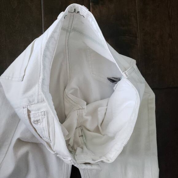 Boden White Straight Leg Jeans Mid Rise 30" Inseam WC074 Women 4 - Picture 9 of 11